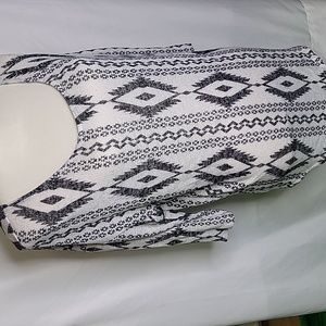 Cute Black Over size Top